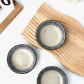 Platos Blancos con Verde