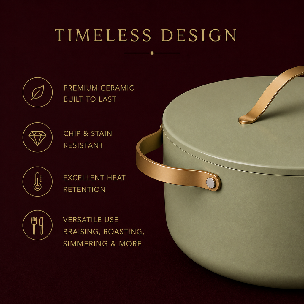 Sage Ceramic Dutch Oven
