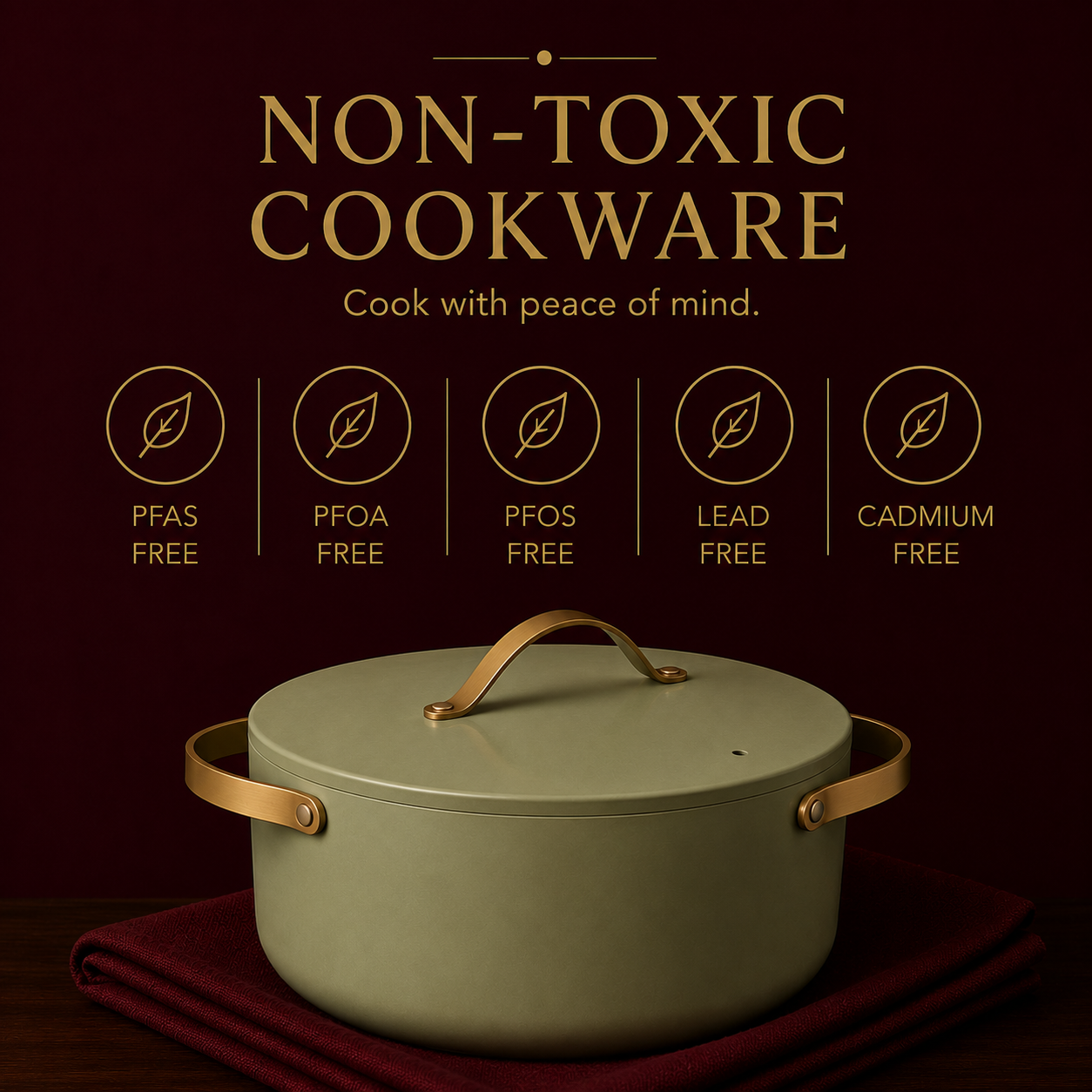 Sage Ceramic Dutch Oven