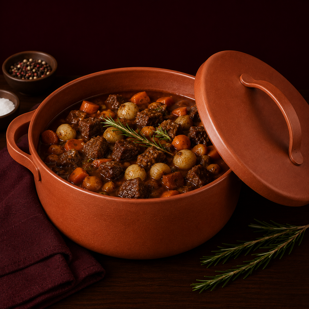 Terracotta Clay Dutch Oven — 4.0L | Non-Toxic