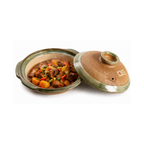 Green Artisan Clay Pot